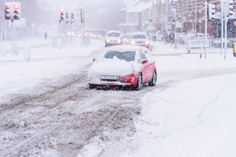 Car in snow